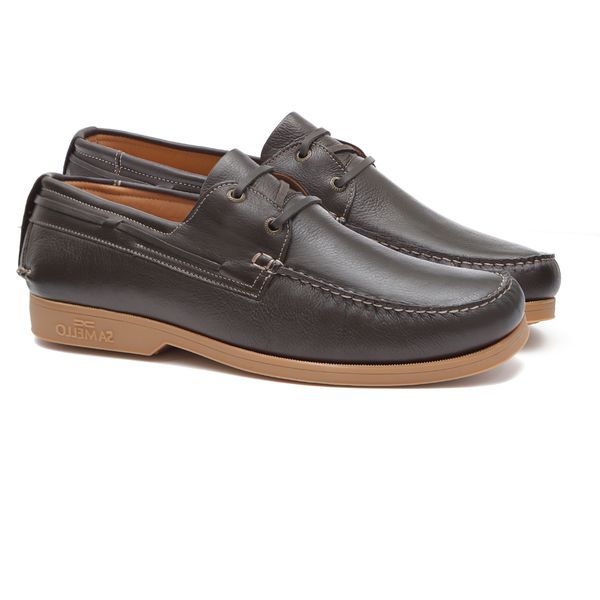 Soft Deckshoes Masculino Santorim Café Samello