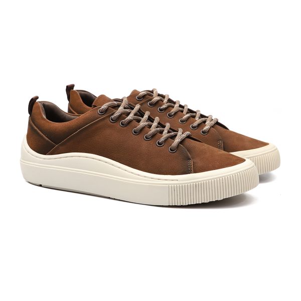 Tênis Casual Masculino Smart Fly Tan Samello 