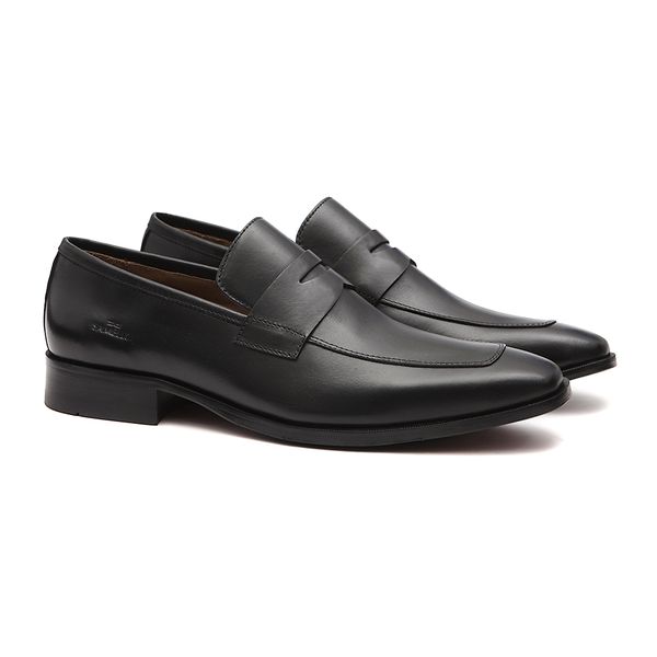 Loafer Social Masculino Mark Preto Samello 