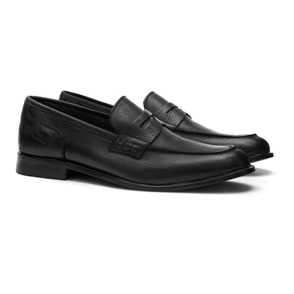 Mocassim Loafer Kenner Preto Samello