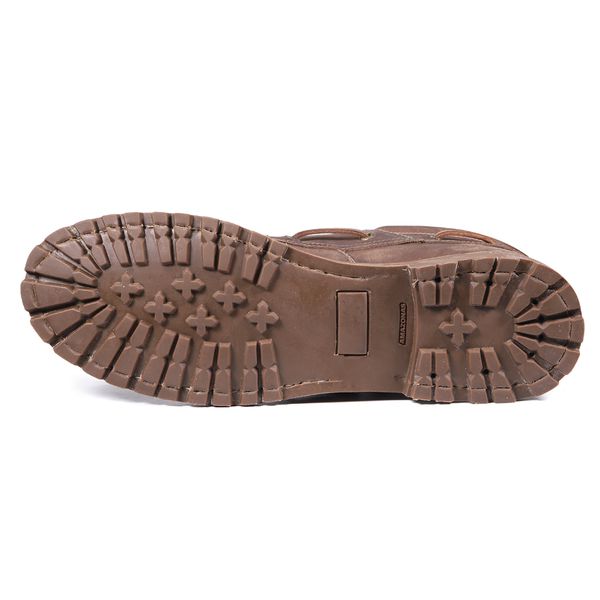 Bulldog New Barão Masculino Tradicional Crazy Horse Dark Brown