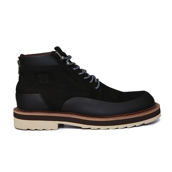 Bota Casual Hendrix Masculino Fus Chamois Preto Samello SAMELLO