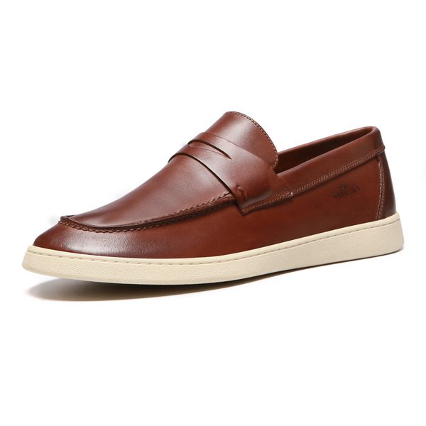 Mocassim Masculino Misael Naturalle Terra Samello SAMELLO