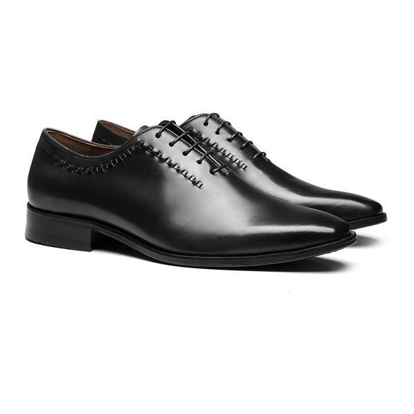 Sapato Social Masculino Oxford Maverick Preto Samello 