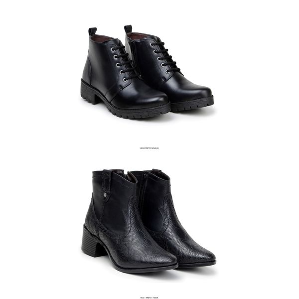 Combo 2 Botas Femininas Athena/Avery Preta