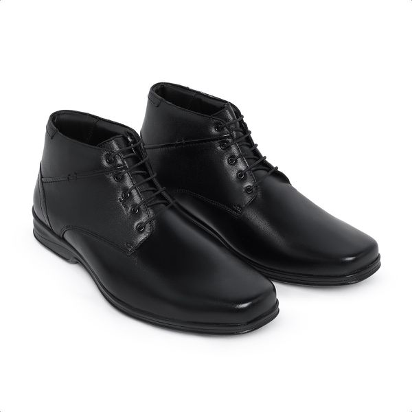 Sapato Sândalo Cano Alto Confort Day Preto