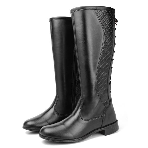 Bota Feminina Cano Alto Elegante Casual Confortável Estilosa