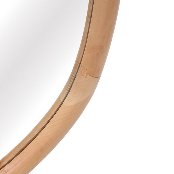 Espelho com moldura em madeira 