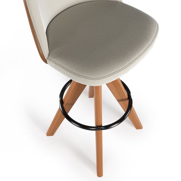 Banqueta giratória Núbia