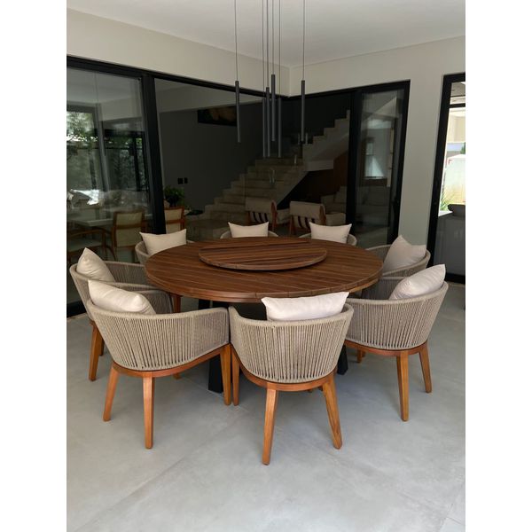 MESA GIRASSOL RIPADA 1,80M