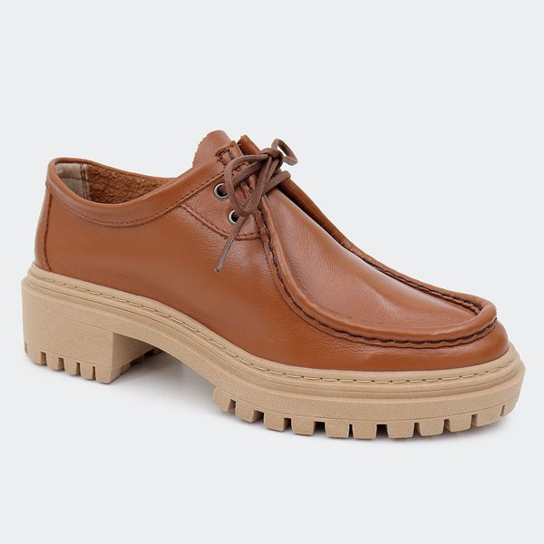 Mocassim Madrid Camel Santa Moça 