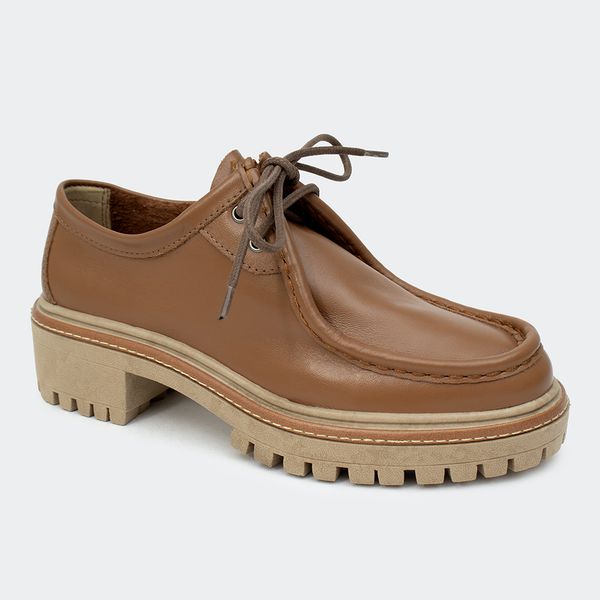 Mocassim Madrid Camel Santa Moça 