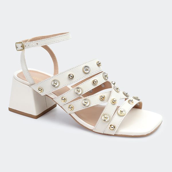 Sandália Verena Off White Santa Moça