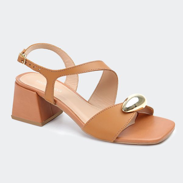 Sandália Gisele Camel Santa Moça