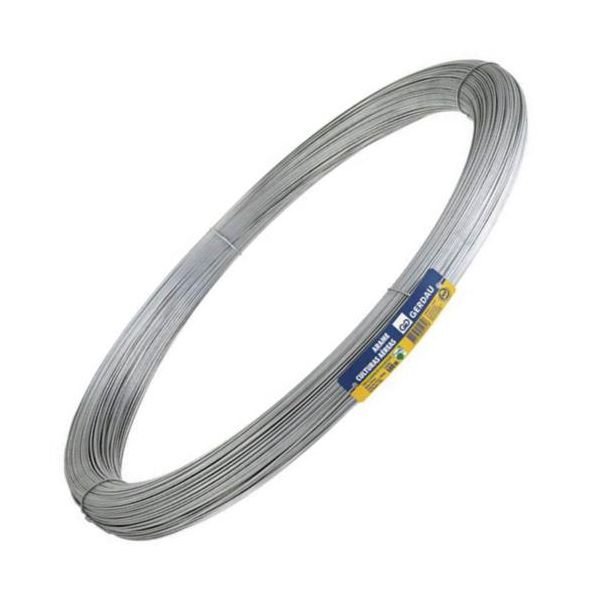 Arame Galvanizado BWG18 ( 1,24mm ) Rolo de 1Kg Gerdau