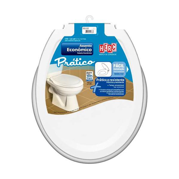 Assento Sanitário Econômico Branco 3175 Herc