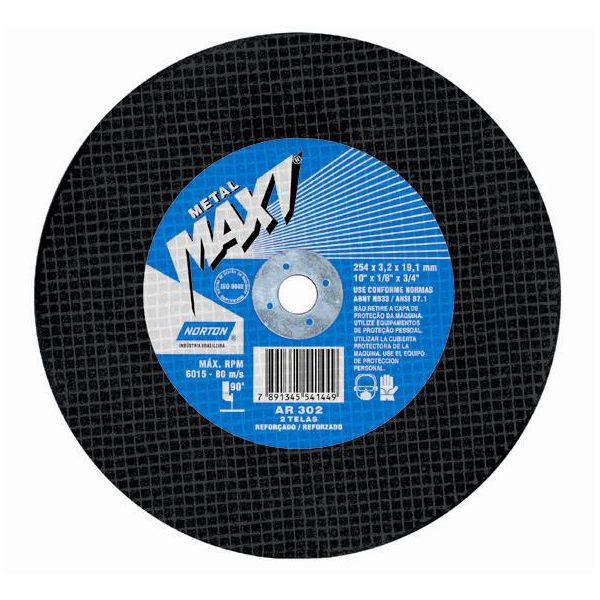 Disco De Corte 10 X 1/8 X 5/8'' Ar302 Maxi 