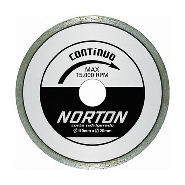Disco De Corte Diamantado Contínuo Pro 110 X 20mm Norton 