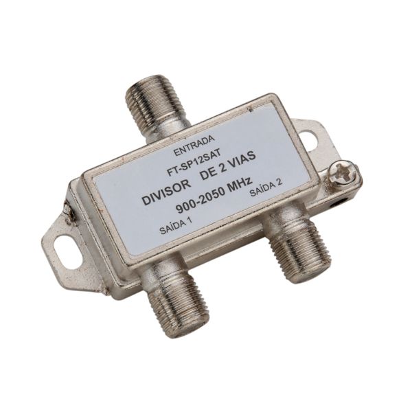 Divisor com 2 Saidas para Cabo Coaxial Primetech