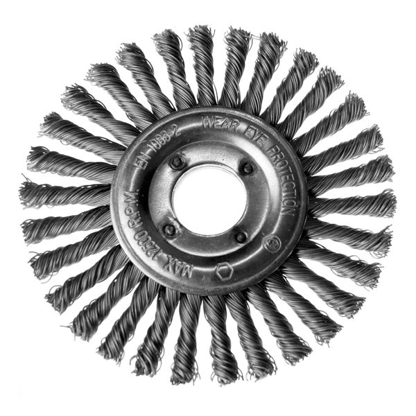 Escova De Aço Circular C/ Cerda Trançada 5 Pol Ref-6610