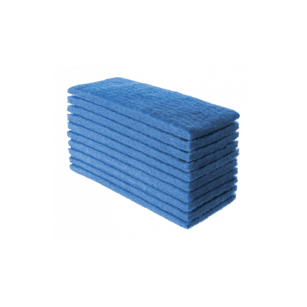 Fibra De Limpeza Azul 10,1 X 26cm Superpro 9509 - 10 Unidades