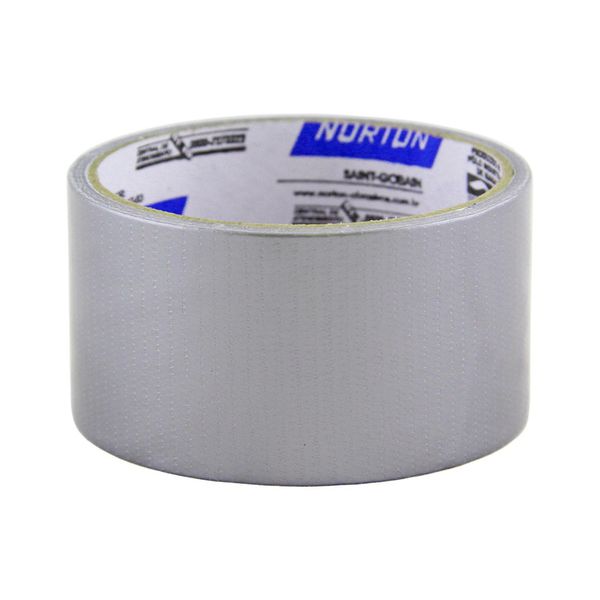 Fita Silver Tape 48mm x 5 Metros Prata 66623386814 Norton