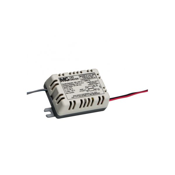 Led Driver 8-25W Corrente 300m Saída Com Cabos Ldc-300 Bivolt Margirius 