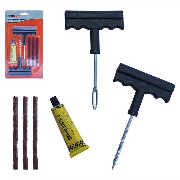 Kit Reparo de Pneu 10 Peças BFH2134 Bestfer