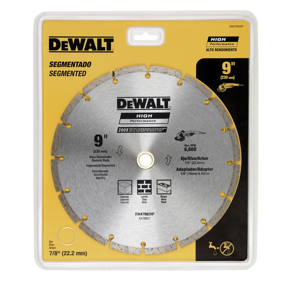 Disco Diamantado 230mm Segmentado DW47902 Dewalt