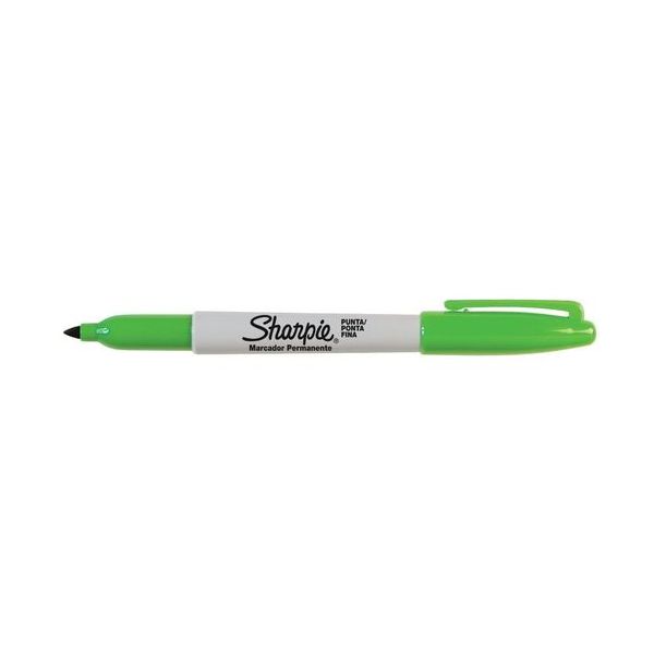 Marcador Caneta Ponta Fina Verde 1812765 Sharpie 