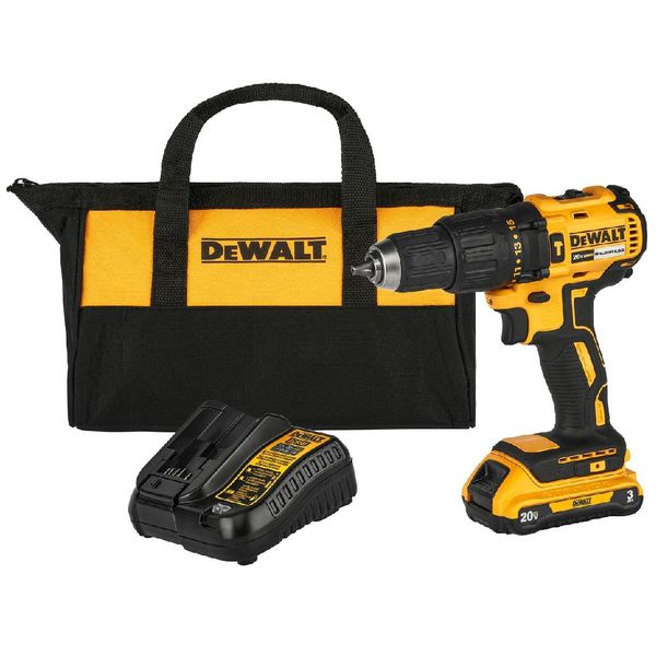 Parafusadeira a Bateria 20V DCD7781L1-BR Bivolt Dewalt + Brinde