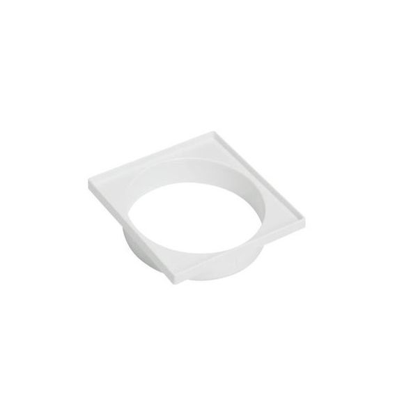 Porta Grelha Quadrado Branco 150mm Plastubos