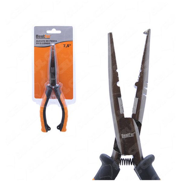 Alicate de Pesca Bico Longo 190mm BFH2925 Bestfer