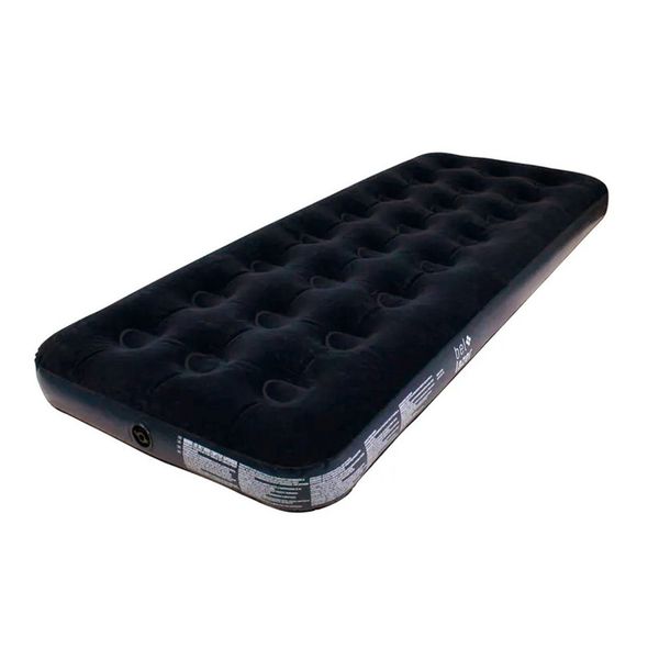 Colchão Solteiro Inflável Preto 191x73x22cm 110007 Bel