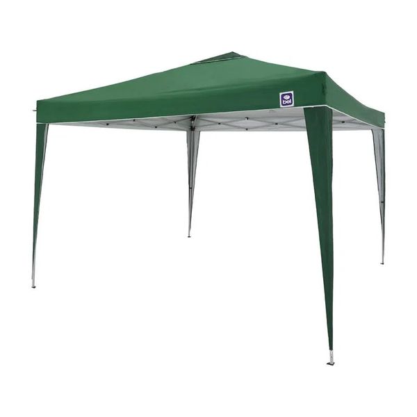 Tenda Gazebo Dobrável 3m x 3m Poliéster Verde Bel 331200