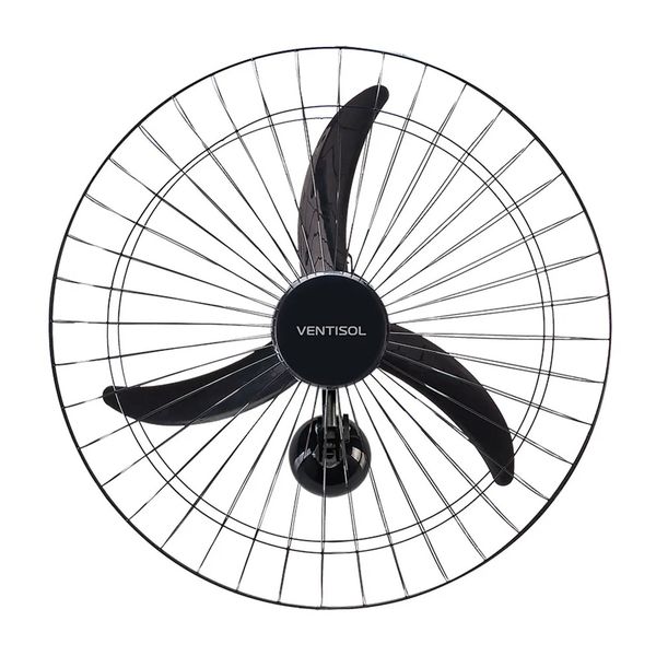 Ventilador Parede 60cm New Preto 452 Ventisol 220V