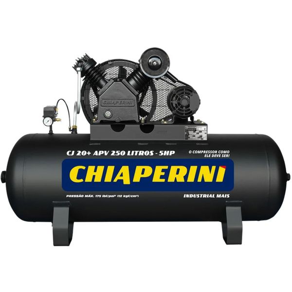 Compressor de Alta Pressão 20 APV 250L 5HP Trifásico 690 Chiaperini