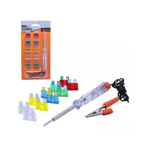 Kit Fusivel Elétrica Automotiva 11 Peças BFH2908