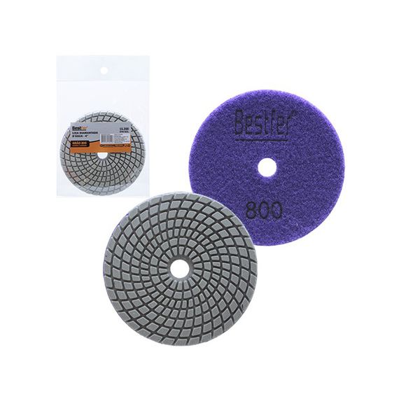Disco Lixa Diamantado com Velcro 100mm GR-800 BFH3299