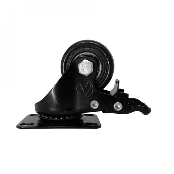 Rodizio Giratório Plca Freio 158 Preto A09410-GF