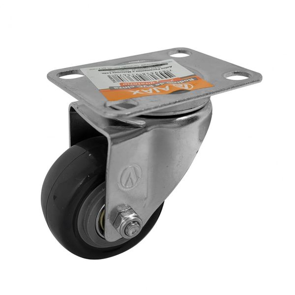 Rodizio Giratório Placa 210 Cinza A09220-G