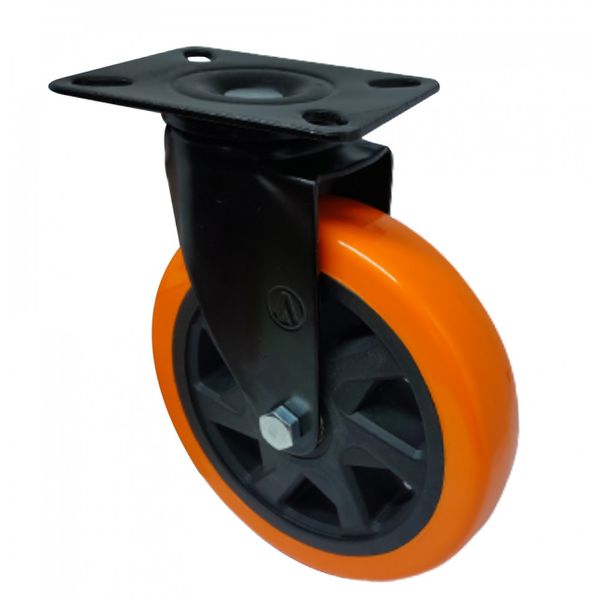 Rodizio Giratório Placa 612 Laranja A09160-G