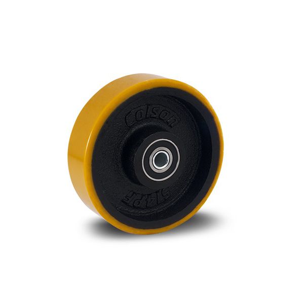 Roda de Ferro PU 6 pol com Rolamento Colson