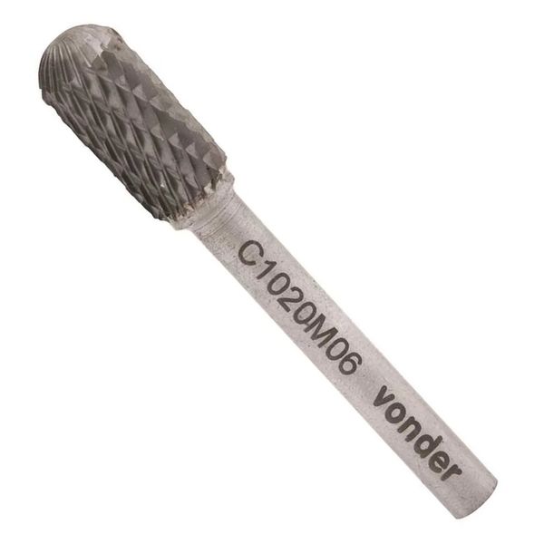 Lima Rotativa Abaulada 10 x 20mm Haste 6mm Vonder 43121002