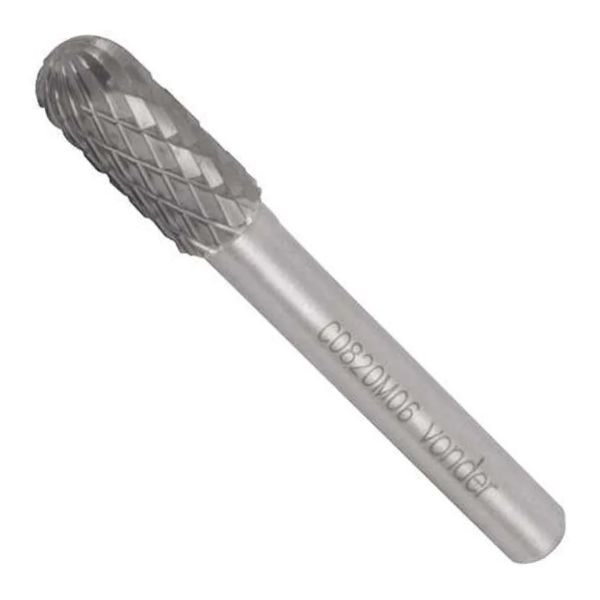 Lima Rotativa Abaulada 8 x 20mm Haste 6mm Vonder 4312082002