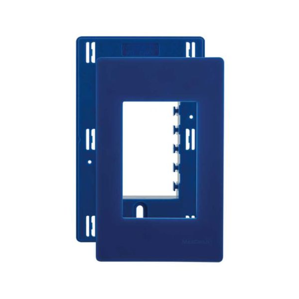 Placa 4 x 2 Azul Marinho 3 Postos Linha Infiniti Margirius