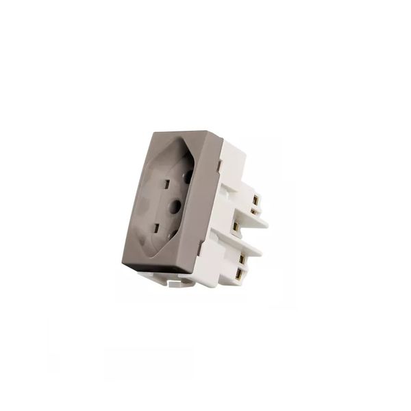 Módulo Tomada 20A Argila 2P+T Linha Sleek Margirius 