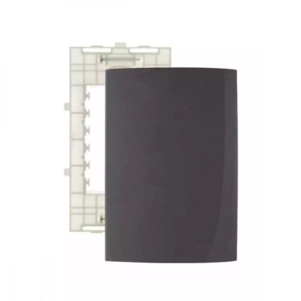 Placa 4 x 2 Grafite Cega Linha Sleek Margirius
