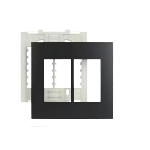 Placa 4 x 4 Grafite 6 Postos Linha Sleek Margirius