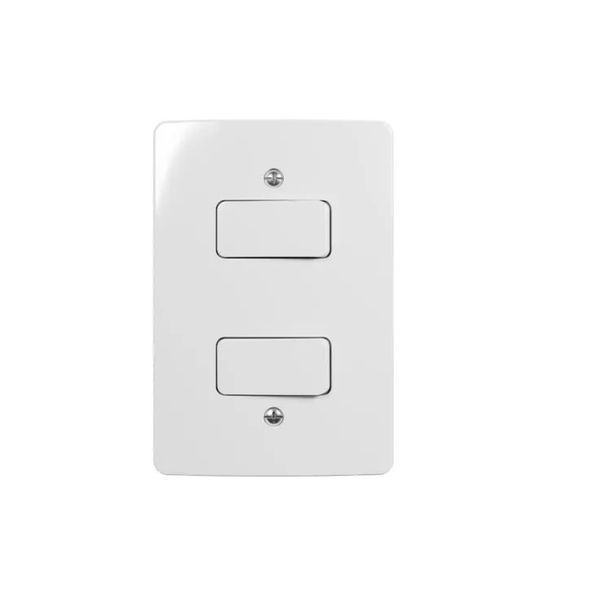 Conjunto 2 Interruptores Simples 6A Linha Renova Margirius